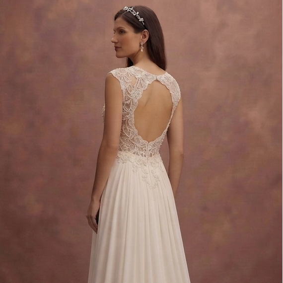 Romantic Bridal Gowns with Pearl Accents