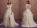Romantic Wedding Dresses with Layered Organza Skirts