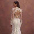 Romantic Lace Wedding Dresses with Floral Details