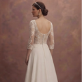 Rustic Chic Wedding Dresses with Cotton Lace Details