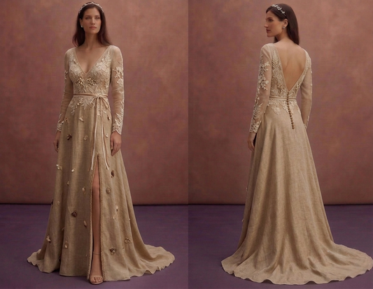 Rustic Wedding Dresses with Natural Elegance