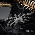 Wedding Accessories Crystal Zircon Hair Comb Pin Clip Leaf Hairpin For Brides Bridesmaids Women Head Pieces Bridal Jewelry 4