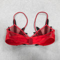 Sexy Women'S Chiffon Patchwork Satin Diamond Studded Bra Top Spaghetti Strap Sleeveless Concealed Button Ultra Short Top