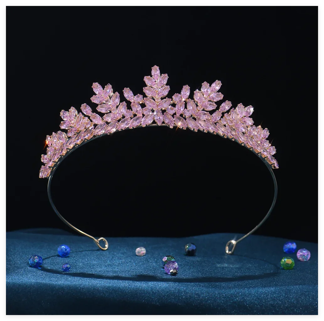 Crystal Crowns For Women Girl Princess Bridal Tiara Crown Wedding Hair Accessories 15 Years Birthday Party Diadem Prom Headpiece