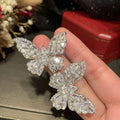 Luxury Butterfly Zircon Bridal Earrings Cubic Zirconia Wedding Earring For Brides Accessories Women Birthday Gifts Jewelry A