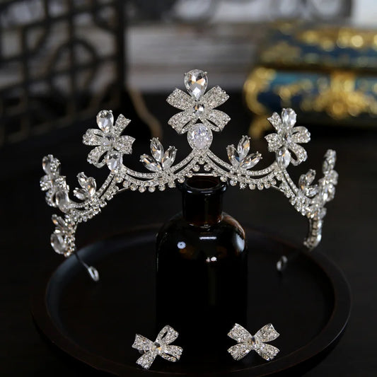 Crystal Crowns For Queen Wedding Hair Accessories Princess Bridal Tiara Crown For Women Pageant 15 Years Party Prom Headdress