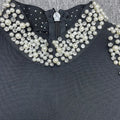 2024 Sexy Women'S Light Luxury Crystal Pearl Design Bandage Dress O-Neck Off Shoulder Long Sleeved Bodycon Christmas Long Dress