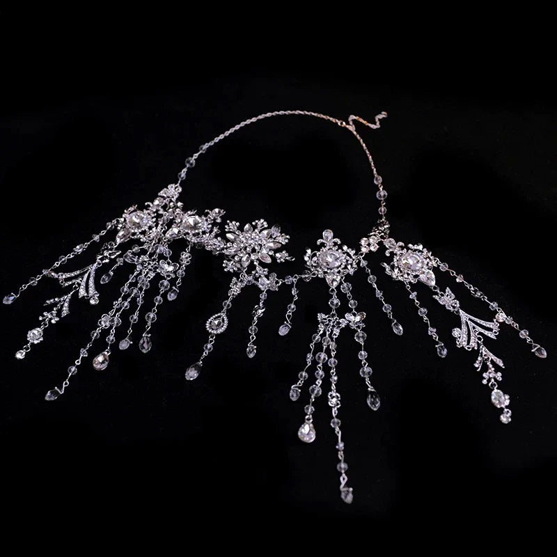 Wedding Hair Accessories Crystal Rhinestones Headband Headpiece For Brides Party Dinner Dress Hairband Headwear Bridal Jewelry