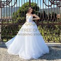 Women A-Line Wedding Dresses Women Sweetheart Lace Floor Length Bridal Dress Formal Wedding Ball Prom Gowns Customized