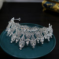 Bridal Tiaras Hair Accessories Luxury Full Zircon Wedding Crowns Diadem Headdress Baroque Brides Party Tiara Crown For Women