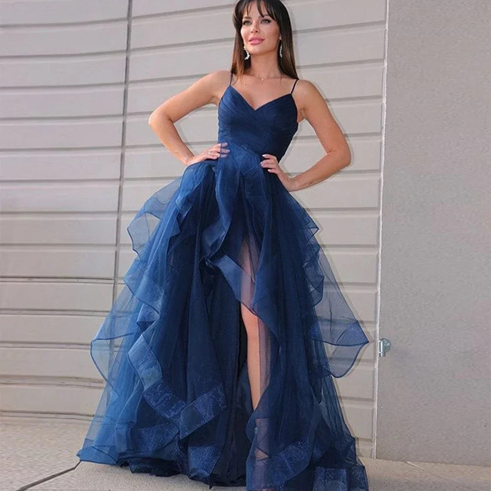 Birthday Dress Woman Sexy Elegant Luxury Evening Dress 2025 Elegant Party Dresses for Women Luxury Ball Gown Prom New Customized Navy Blue