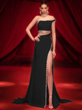Sexy Women's Light Luxury Water Diamond Waist Long Bandage Dress Sleeveless Bodycon Maxi Dress Evening Club Party Vestidos