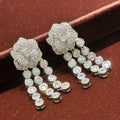 Rose Flower AAA Zircon Bridal Earrings Cubic Zirconia Wedding Earring For Brides Accessories Women Dinner Party Dress Jewelry short earrings