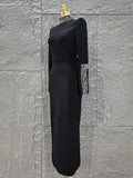 Top Quality Women Long Sleeve Sparkly Crystal Bodycon Long Bandage Dress Elegant Evening Party Cocktail Fashion Outfit