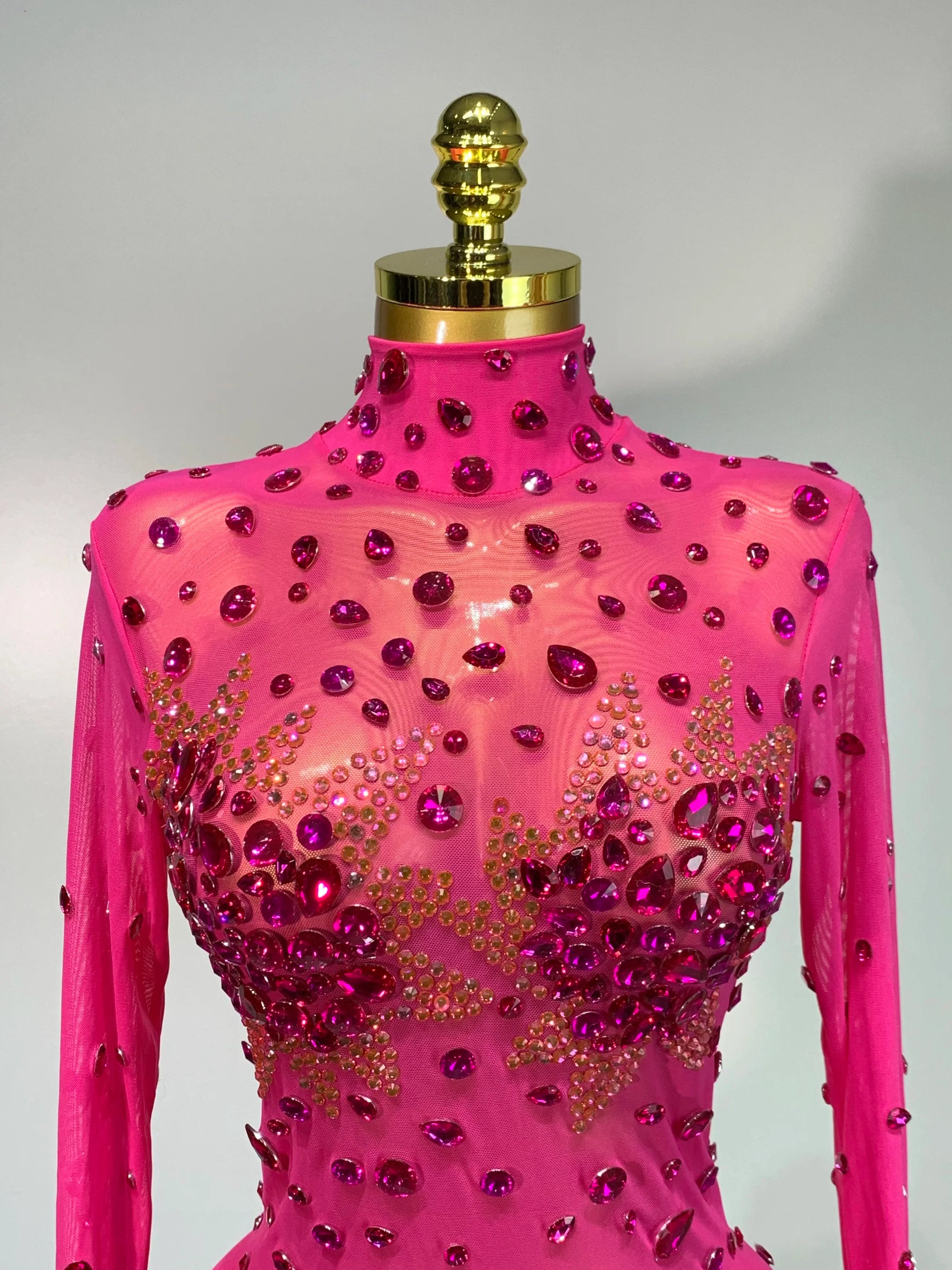 High Quality Sparkly Rhinestone Sexy Bodycon Dress New Fashion Nightclub Stage Outfit Luxury Birthday Party Dresses