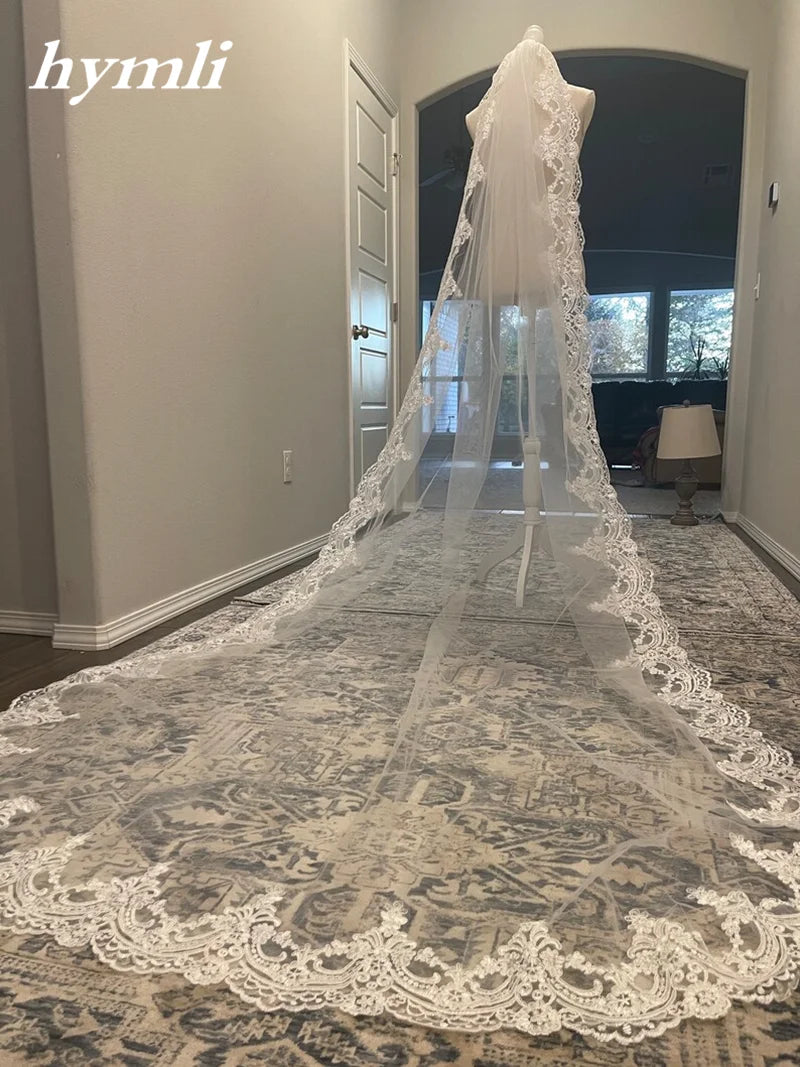 White Off-White Ivory Weddings Veil Lace Hair accessories for Bride