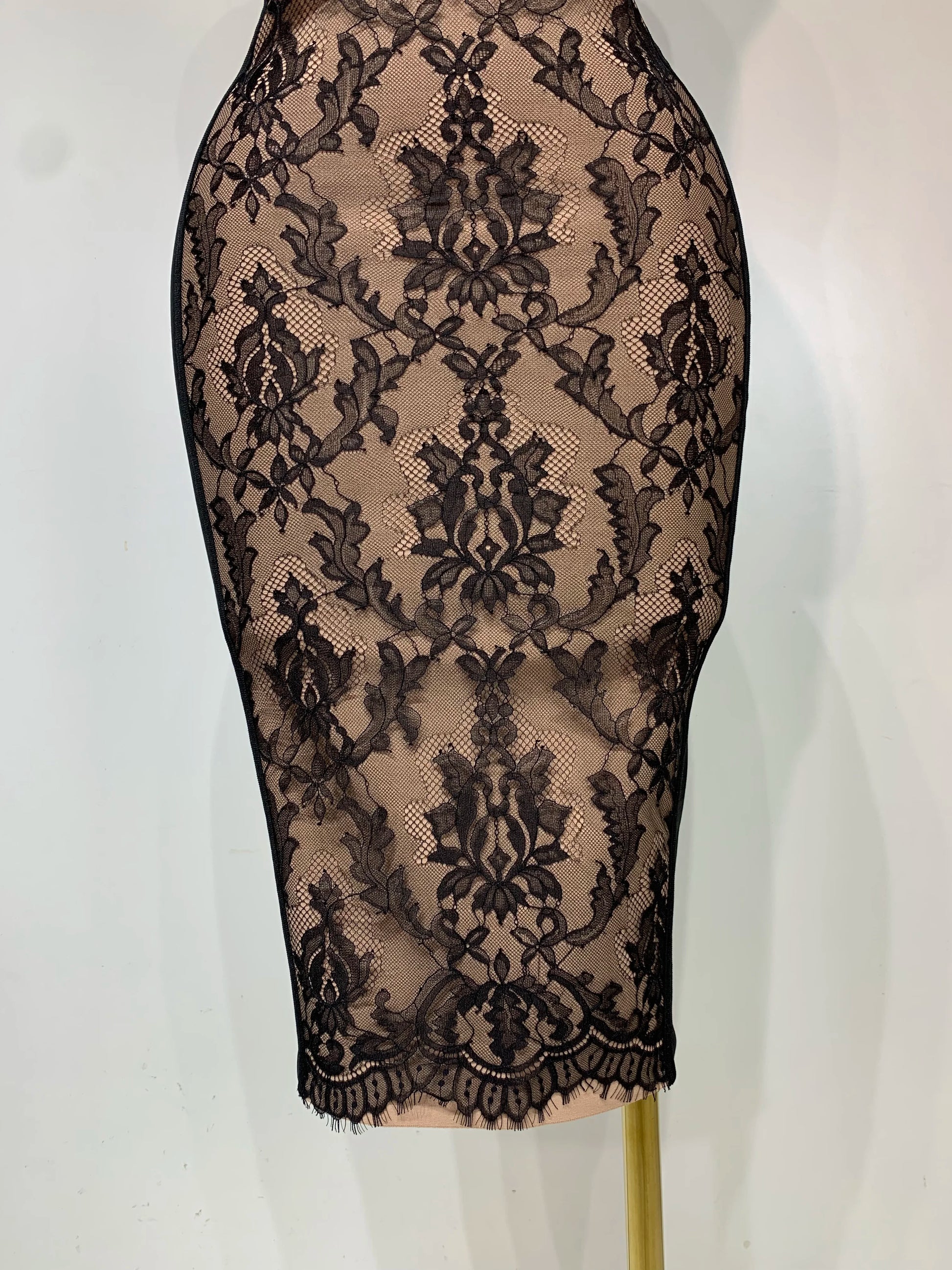 Sexy Black Lace Bodycon Bandage Dress Arrivals Women Luxury Vintage Elegant Evening Party Dress Birthday Club Vestido
