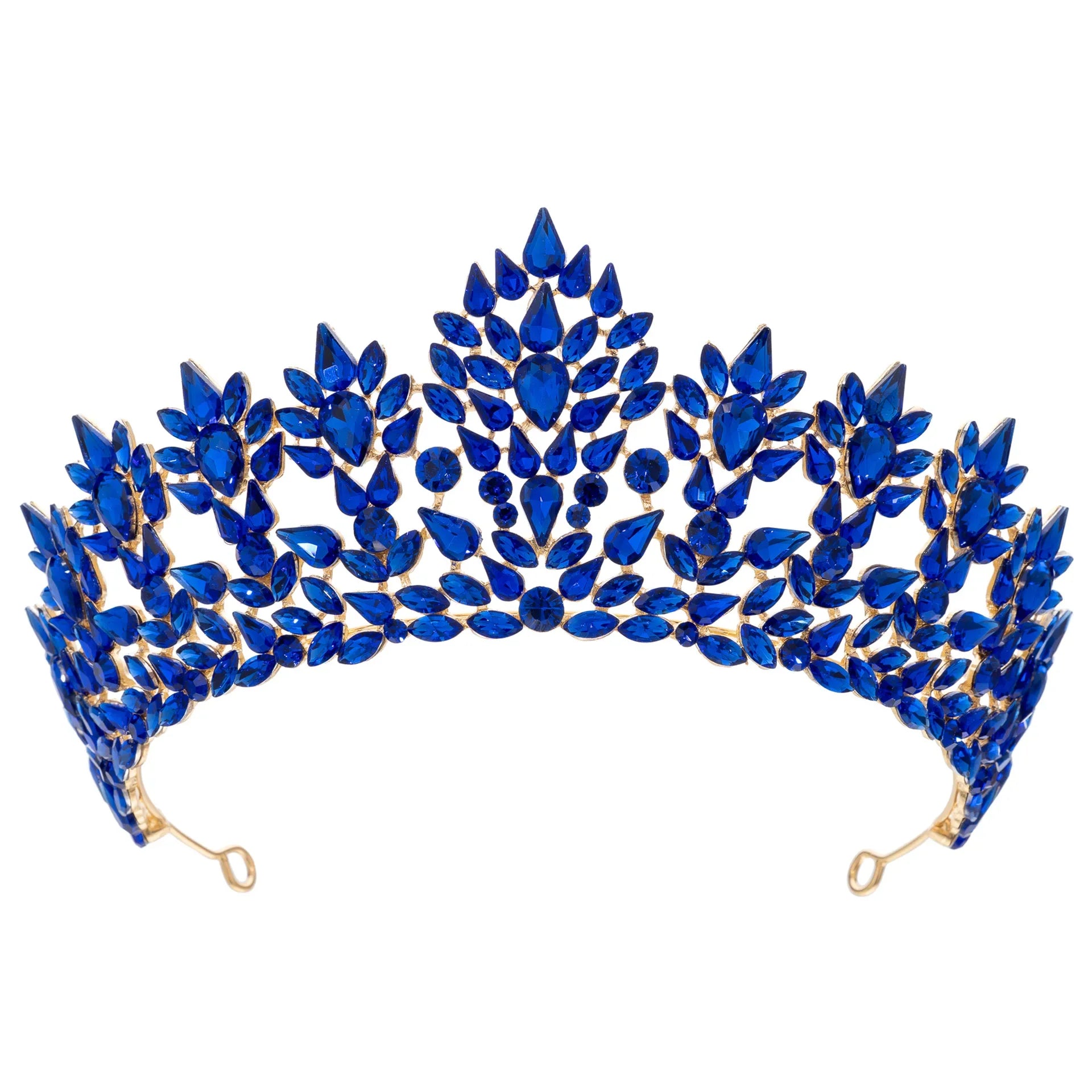 Princess Queen Crowns For Women Baroque Crystal Bridal Tiara Crown For Wedding Bride Headdress Party Prom Hair Jewelry Headpiece as picture 2