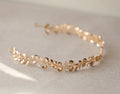 Wedding Hair Accessories Vintage Gold Color Headband Hairband Leaf Headpiece Headwear Bride Bridesmaids Headdress Bridal Jewelry