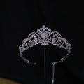 Bridal Hair Jewelry Crystal Zirconia Tiaras Crowns Zircon Rhinestones Headband Brides Pageant Prom Headpiece Wedding Accessories