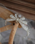 Bridal Hair Jewelry Crystal Zirconia Tiaras and Crowns Princess Queen Diadem For Brides Pearl Headpieces Wedding Accessories c