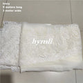 300cm,350cm,500cm Long Wedding Veil One Layer Bridal Veil No Comb Cathedral Veil In White, Ivory, Champagne