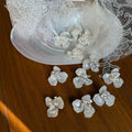 Pearls Hair Pin Clip Crystal Head Piece For Bride Bridesmaids Women Rhinestones Hairpin Bridal Jewelry Wedding Accessories