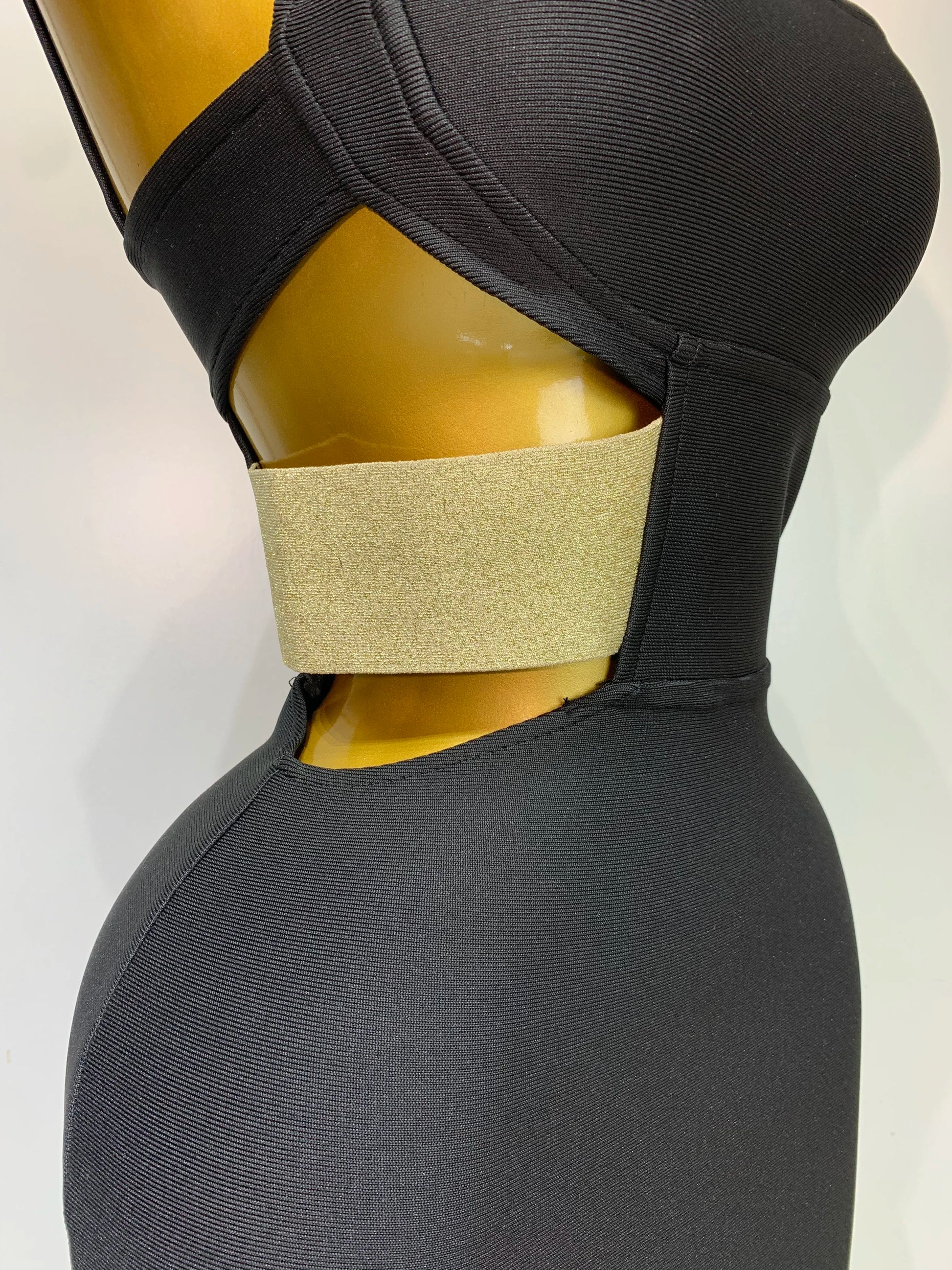 Luxury Birthday Dress Women Sexy Backless Black Bodycon Bandage Mini Dress Celebrate Birthday Evening Party Fashion Dress