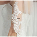1 Layer Wedding Veil Fingertip Length Bridal Veil with Metal Comb Wedding Accessories