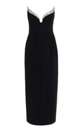Arrival Women Sexy Off the Shoulder Bandage Bodycon Long Dress Elegant Evening Party Cocktail Fashion Birthday Dress black
