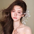 Bridal Jewelry Handmade Hair Pin Clip Silver Color Hairpin For Bride Women Prom Party Dinner Leaf Head Piece Wedding Accessories
