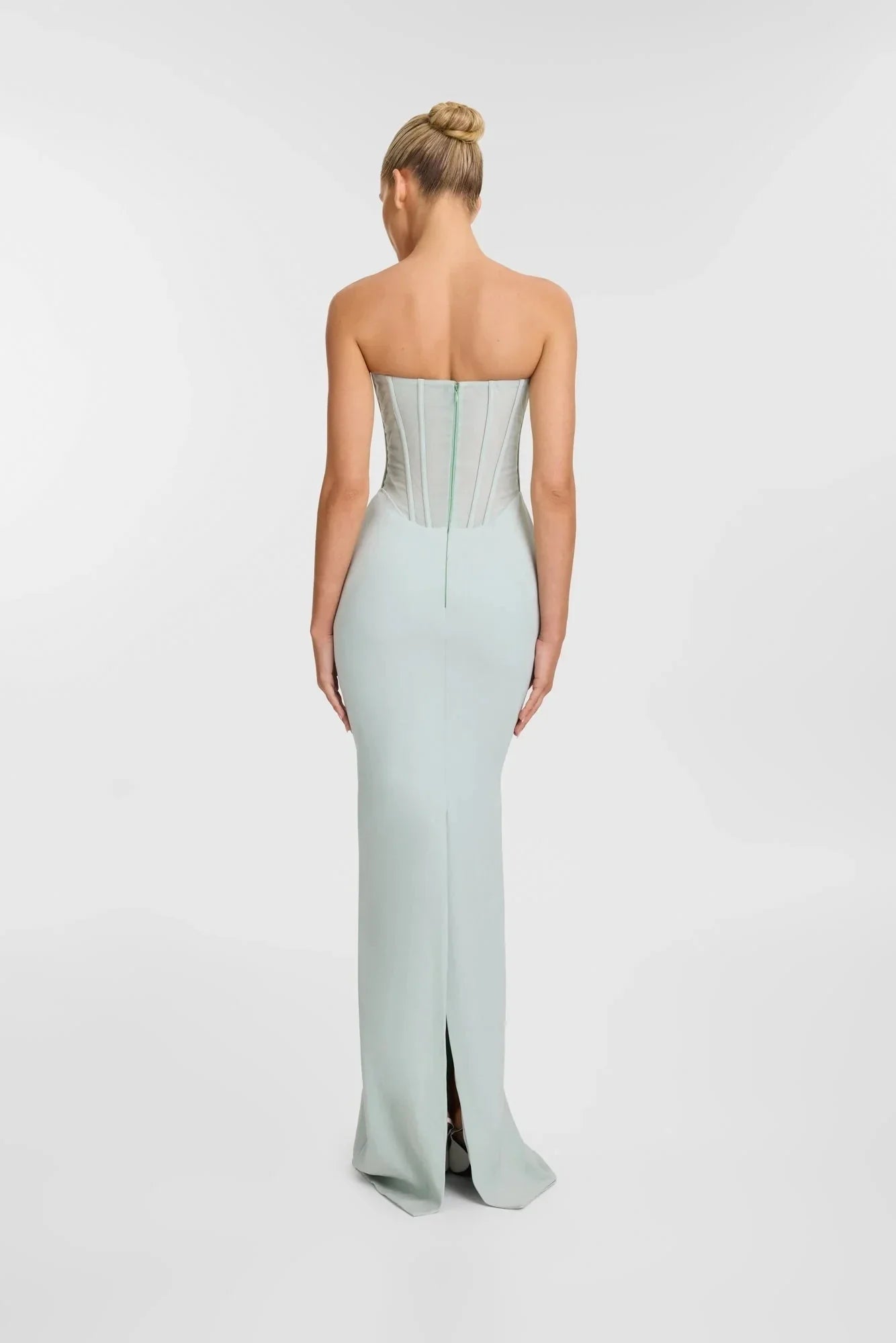 High Quality Women Sexy Strapless Backless Bodycon Long Dress Runway Celebrate Girls' Vacation Birthday Outfit Vestido