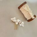 Wedding Accessories Flower Floral Head Pieces Pearl Hair Comb Clip Pin For Brides Women Vintage Baroque Hairpin Bridal Jewelry a
