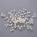 3pcs/set Pearl Wedding Hair Combs Headpieces Elegant Bridal Tiaras Side Combs Hair Clips Bride Hairpins Prom Bridal Hair Pieces