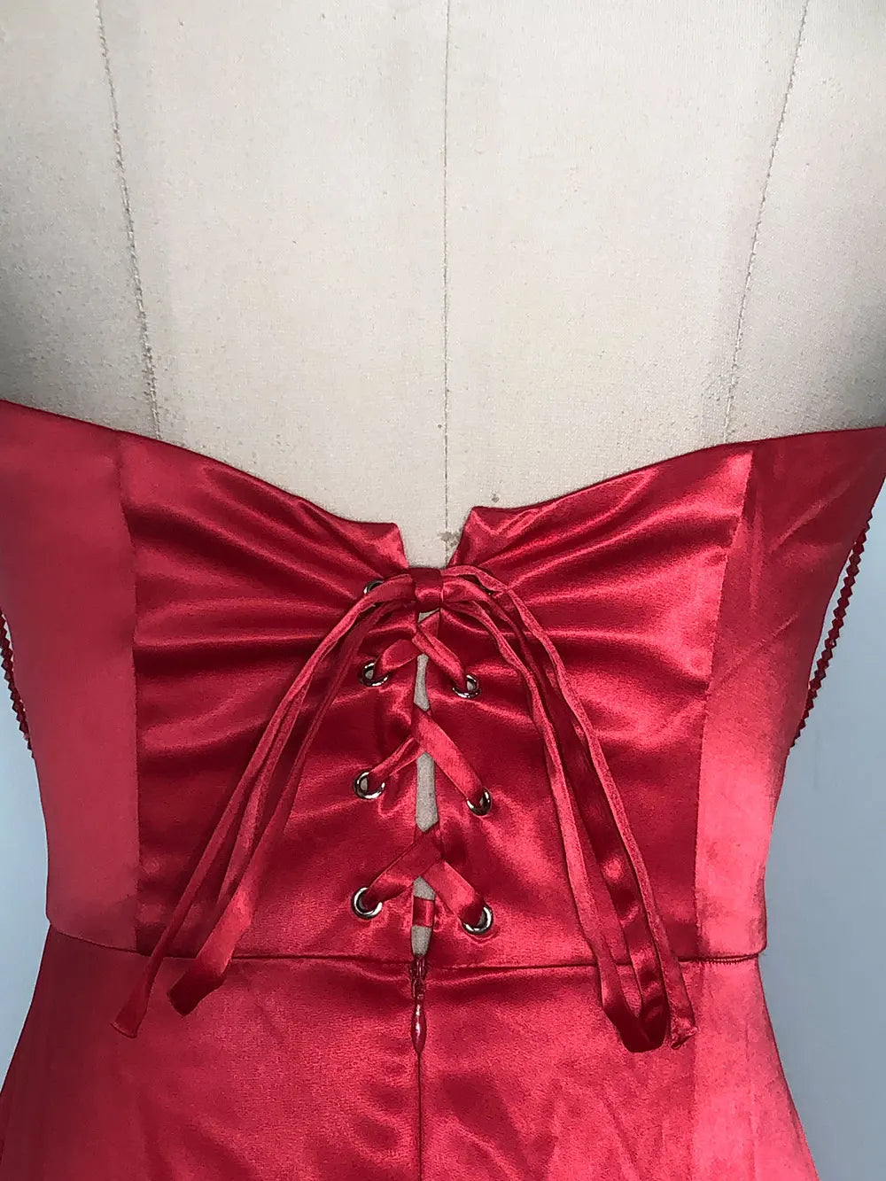Sexy Women'S Light Luxury Nail Bead Design Tailcoat And Floor Dress Strapless Sleeveless Bodycon Backless Marx Red Dresses