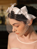 Bridal Hair Jewelry Imitation Pearl Headband Headpiece Lace Hairband For Brides Dinner Party Women Headwear Wedding Accessories c