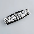 Women's Light Luxury Nail Bead Design Velvet Dress+Neck+Glove Design Strapless Sleeveless Bodycon Split Body Long Dresses