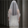White Bridal Veil Leaf Lace Wedding Veils For Brides Evening Dinner Party Dress Women Girl Gifts Hair Accessories Jewelry