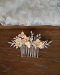 Bridal Jewelry Porcelain Flower Hair Comb Pin Clip For Brides Bridesmaids Hairpins Floral Leaf Head Piece Wedding Accessories a