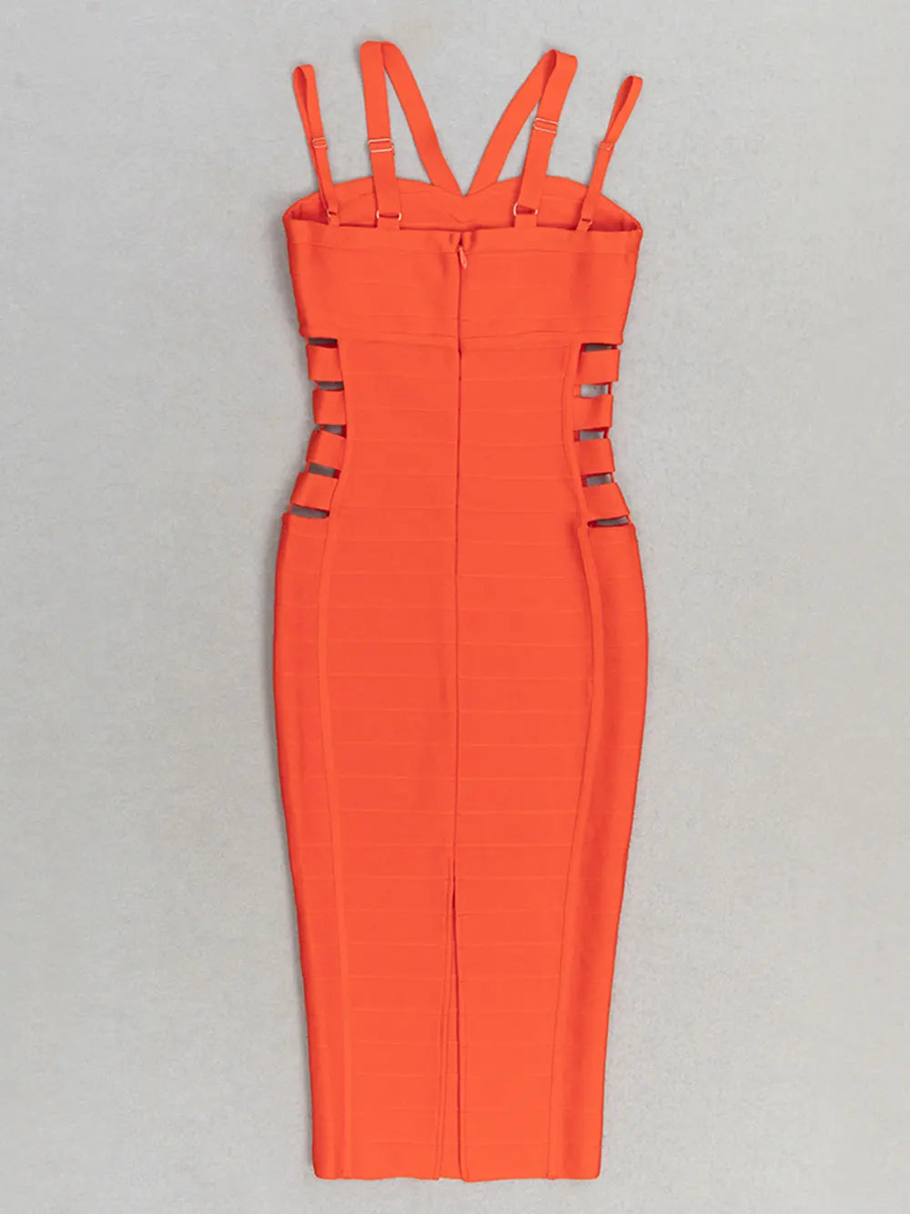 Sexy Women's Bandage Dress Spaghetti Strap Sleeveless Bodycon Hollow Design Dress Cocktail Evening Party Vestidos