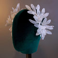 Bridal Hair Jewelry Flower Headband Hairband Silver Color Headpiece Crown For Bride Women Headdress Headwear Wedding Accessories