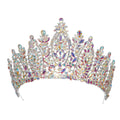 Crystal Wedding Crowns For Queens Princess Large Bridal Tiara Crown For Pageant Miss Universe Wedding Hair Jewelry Headdress as picture 3