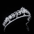 AAA Zircon Tiaras and Crowns CZ Cubic Zirconia Diadem For Brides Queen Princess Headband Wedding Hair Accessories Bridal Jewelry