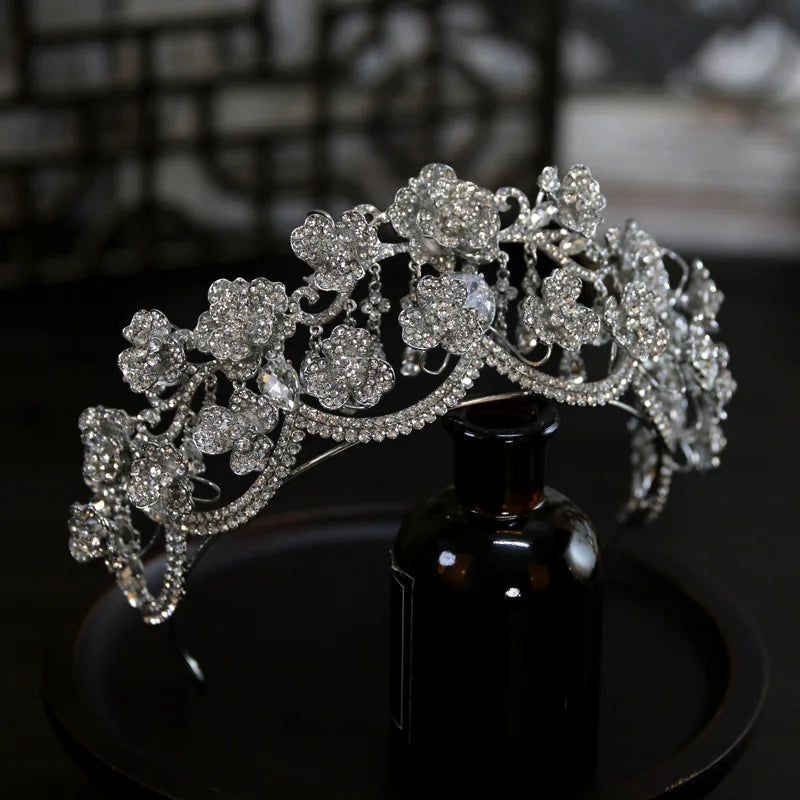 Wedding Hair Crowns For Bride Hair Accessories Princess Queen Bridal Tiara Crown For Pageant Women Party Prom Wedding Headdress