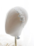 Porcelain Flower Headband Hairband Vintage Headpieces For Brides Tiaras Crowns Headdress Wedding Accessories Bridal Hair Jewelry