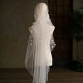 Lace Bridal Veil Short White Wedding Veils For Brides Evening Dinner Party Dress Women Girl Gifts Hair Accessories Jewelry