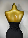 Women Sexy Strapless Backless Flower Patchwork Maxi Long Bandage Dress Elegant Evening Club Luxury Birthday Party Dresses