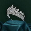 Bridal Hair Jewelry Crystal Zircon Tiaras and Crowns Rhinestones Headband Brides Women Prom Pageant Diadem Wedding Accessories
