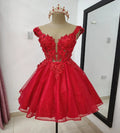 Convertible 2 In 1Red Quinceanera Dresses 2025 Glitter Sparkly Ball Gown Vestido 15 Anos Debutante Lace Sweet 16 DressCustomized