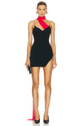 Women Sexy Halter Off the Shoulder Bodycon Mini Bandage Dress Fashion Celebrate Nightclub Party Birthday Dress black